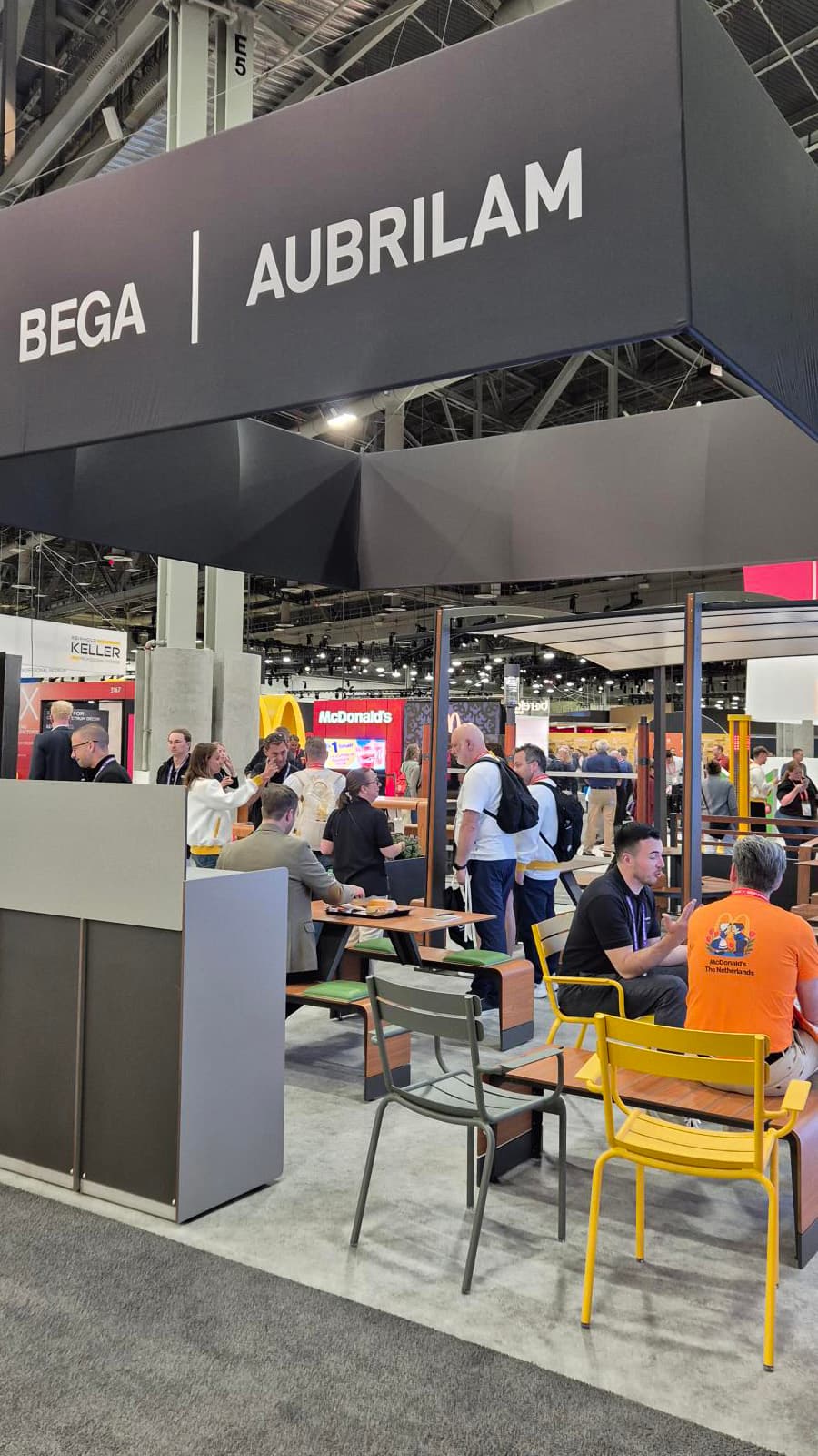 BEGA AUBRILAM-Stand auf der McDonald’s-Weltkonferenz in Las Vegas im Juni 2026