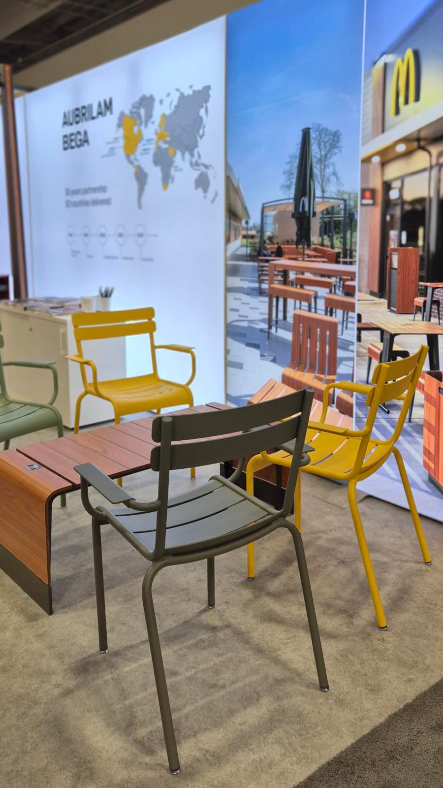 BEGA AUBRILAM-Stand auf der McDonald’s-Weltkonferenz in Las Vegas im Juni 2026