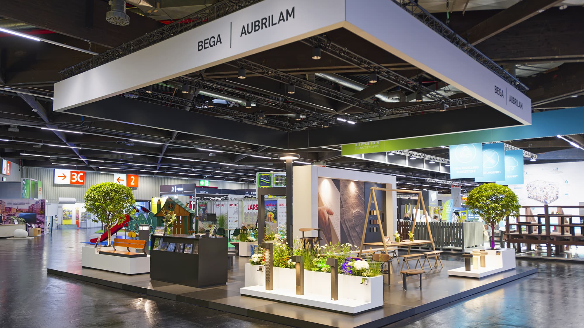 Bega | Aubrilam Booth at the GaLaBau Trade Show, September 12–15 in Nuremberg